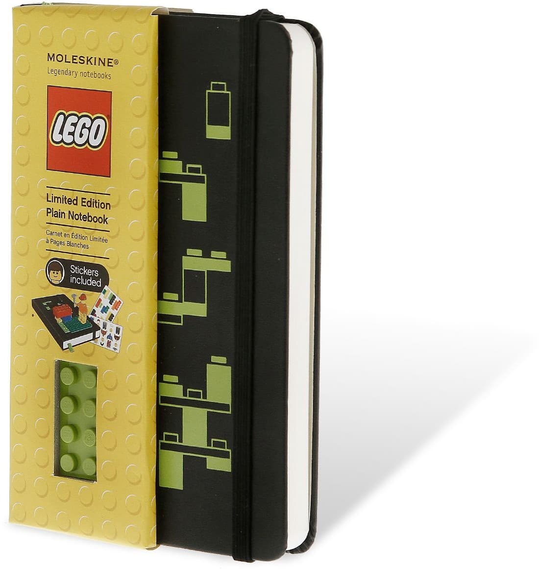 Limited Edition Plain Notebook (Lime) LEGO Stationery and Office Supplies set (#5001128-1, 2012)