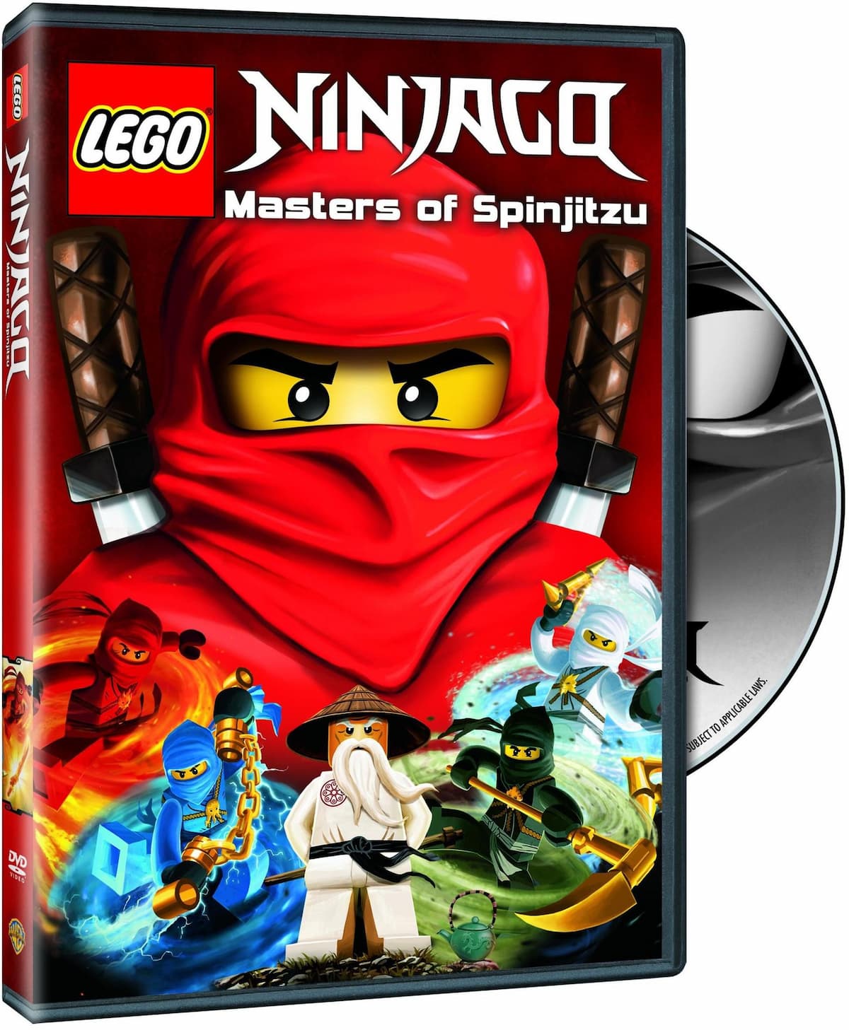 Ninjago: Masters of Spinjitzu (DVD) LEGO set (#5001140-1)