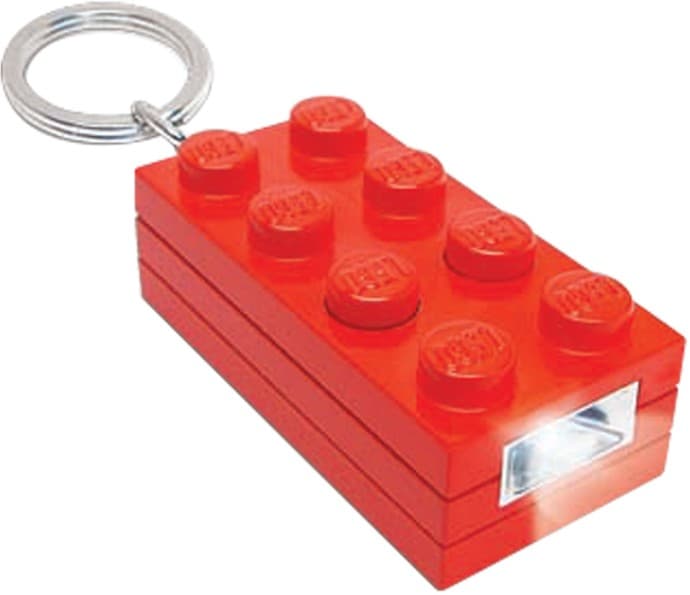 2 x 4 Brick Key Light (Red) LEGO set (#5002471-1)