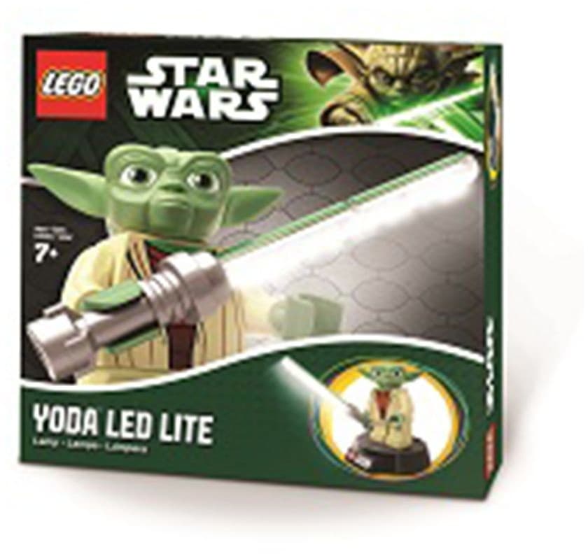Yoda Desk Lamp (Trans-Clear Lightsaber) LEGO Houseware set (#5002917-1, 2014)
