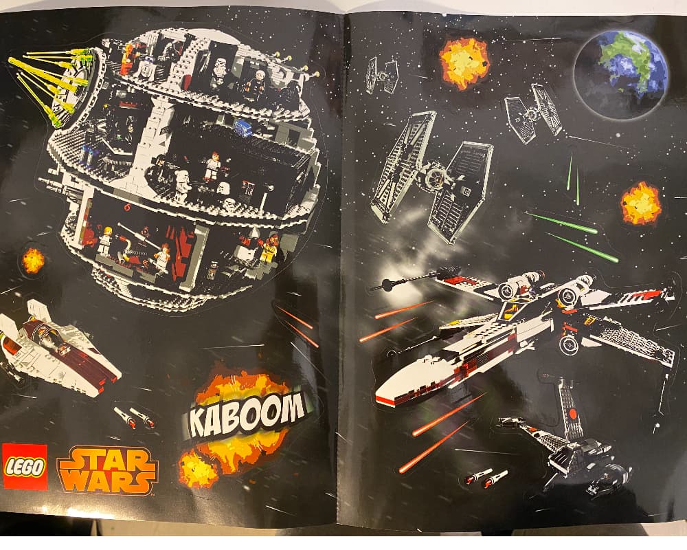 Star Wars Wall Stickers LEGO Gear set (#5002940-1, 2015)