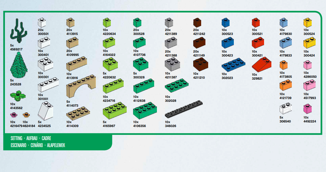 StoryStarter Settings Replacement Pack LEGO set (#5003229-1)