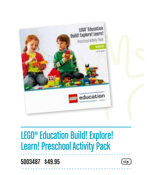 Build! Explore! Learn! Preschool Activity Pack LEGO set (#5003487-1)