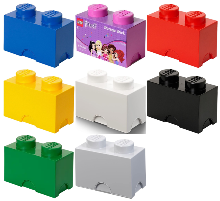 Storage Brick 1 x 2 (All Colors) LEGO set (#5003568-1)