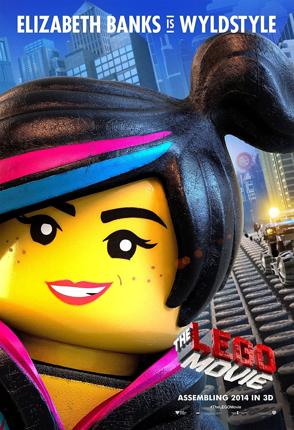 The LEGO Movie: Elizabeth Banks is Wyldstyle LEGO Posters and Art Prints set (#5003804-1, 2014)