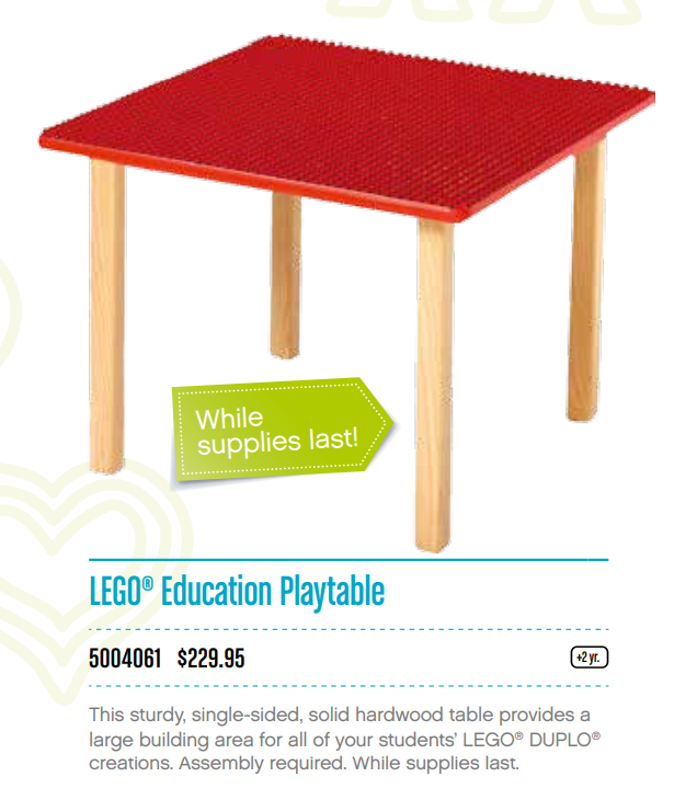 Eductation Playtable LEGO Gear set (#5004061-1, 2003)
