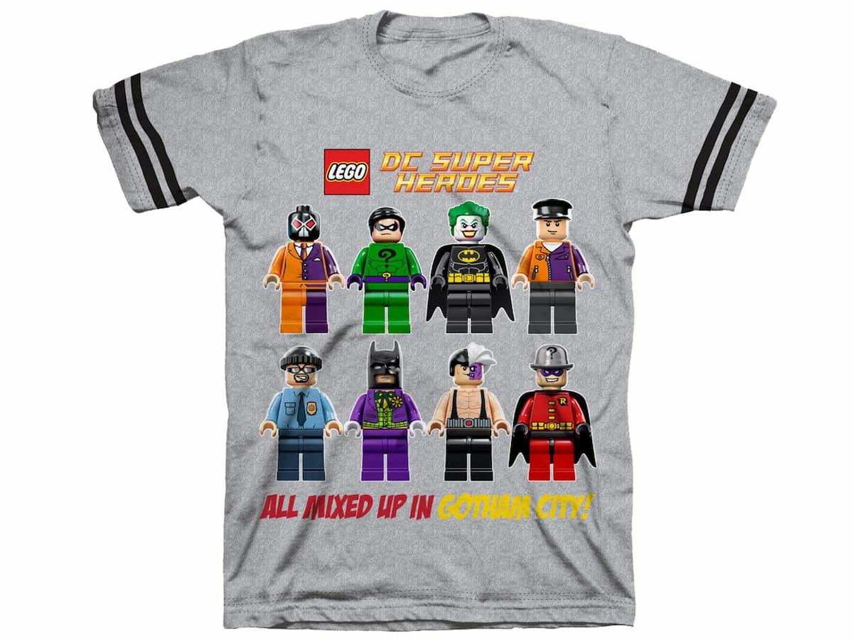 DC Super Heroes: All Mixed Up In Gotham City T-Shirt LEGO Gear set (#5004304-1, 2015)