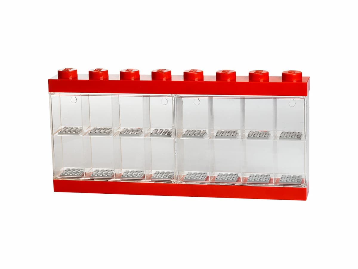 Minifigure Display Case 16 (Red) LEGO set (#5004892-1)