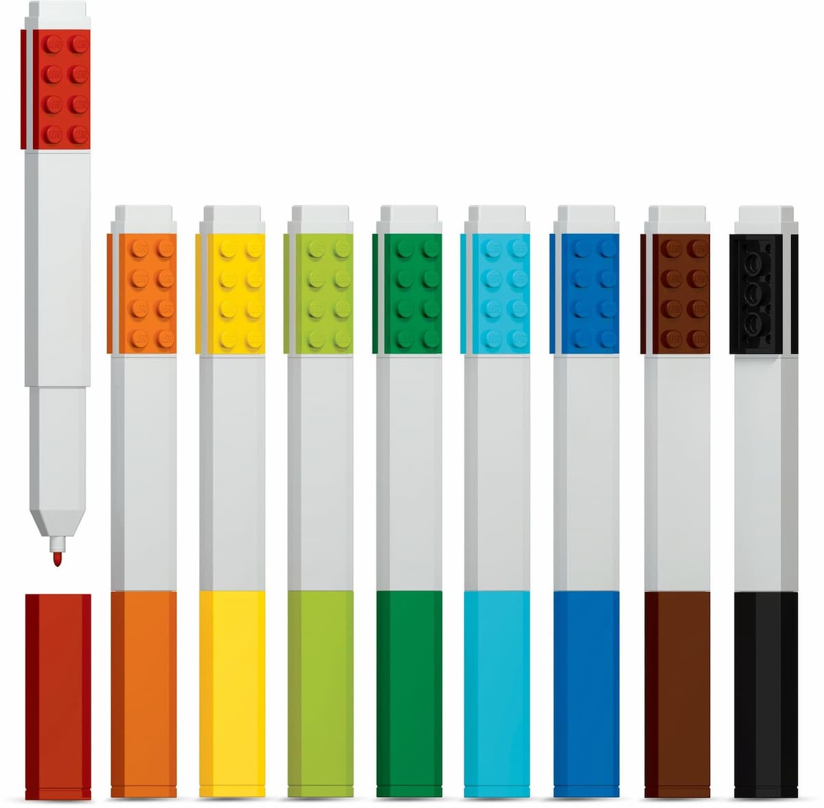 9 Markers LEGO Stationery and Office Supplies set (#5005147-1, 2016)