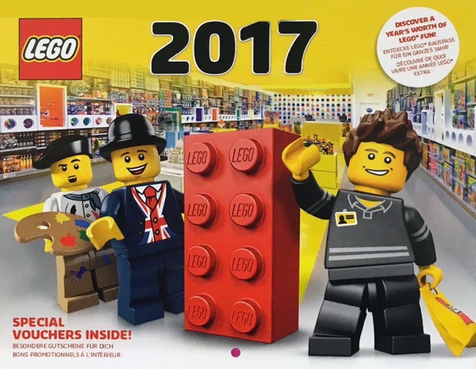 2017 Wall Calendar LEGO Stationery and Office Supplies set (#5005221-1, 2016)