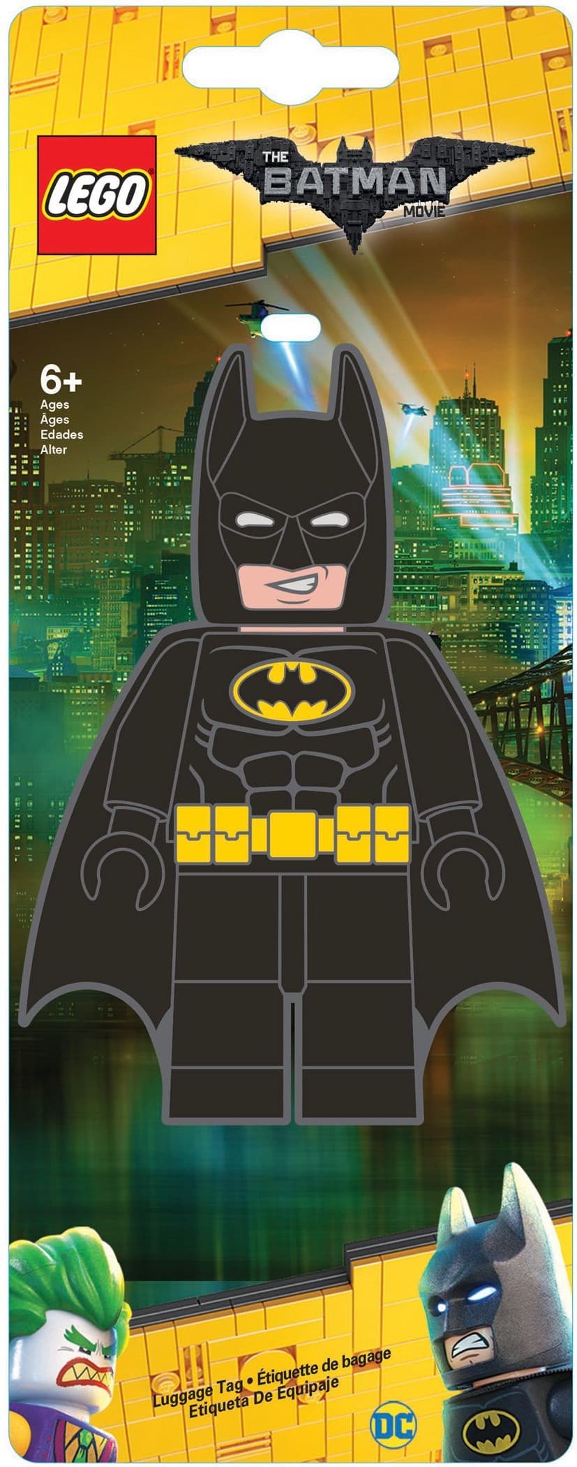 Batman Luggage Tag LEGO Bag and Luggage Tags set (#5005273-1, 2017)
