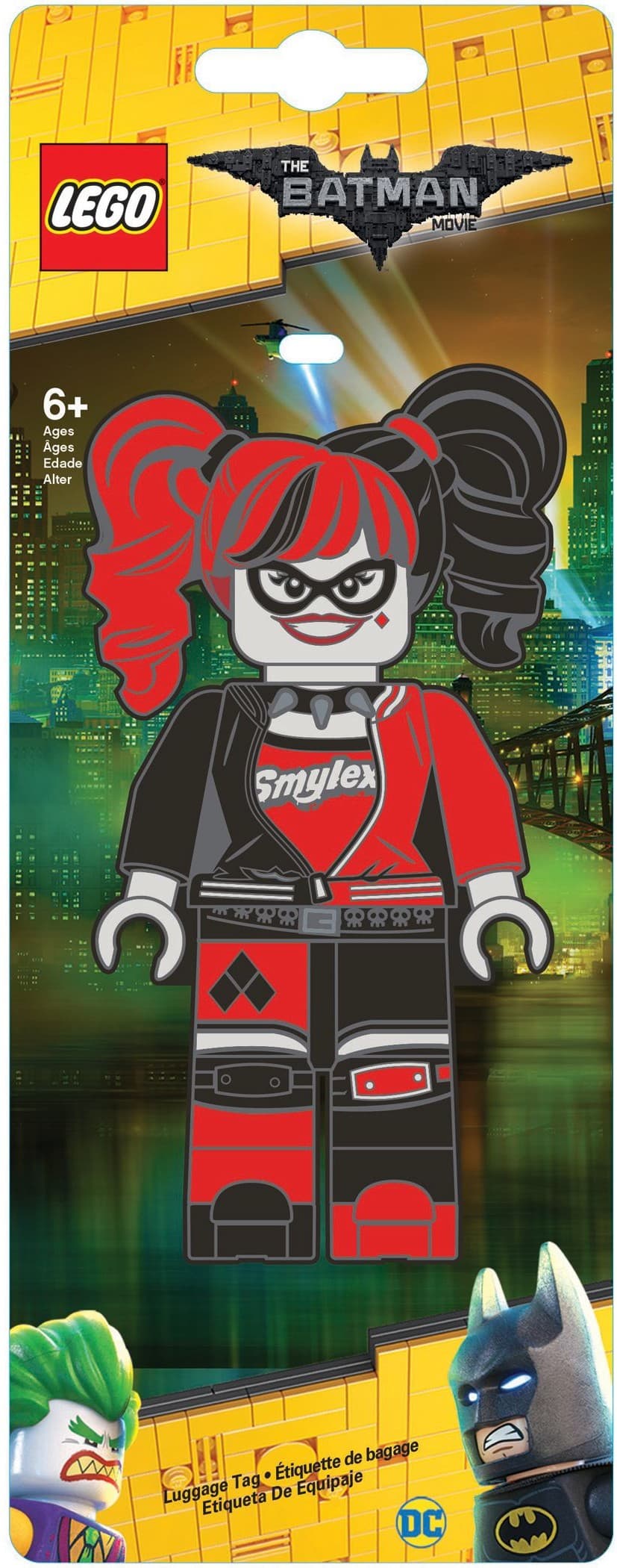 Harley Quinn Luggage Tag LEGO Bag and Luggage Tags set (#5005296-1, 2017)