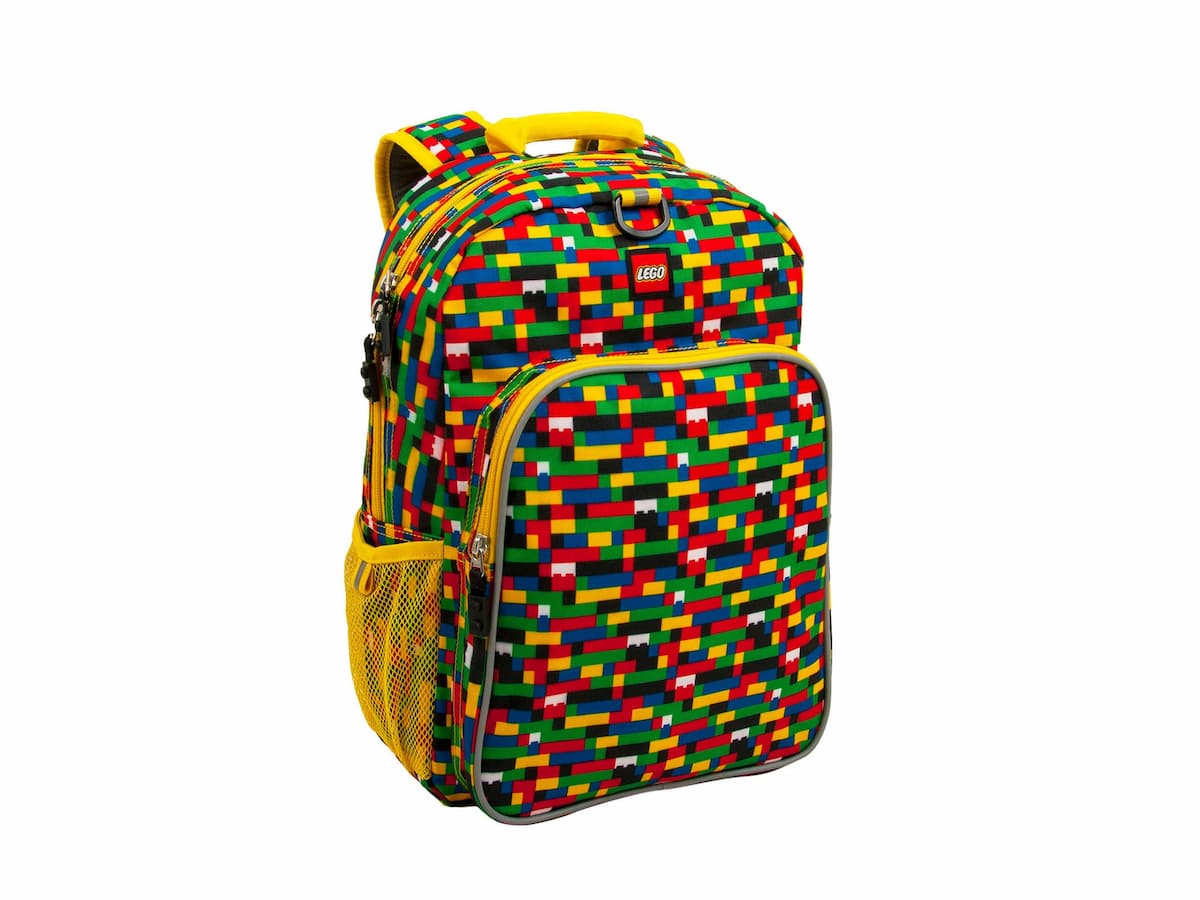 Brick Print Heritage Backpack (Red/Blue) LEGO Bags, Totes, & Luggage set (#5005356-1, 2017)