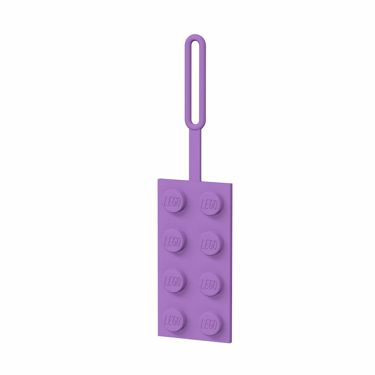 Lavender Brick Luggage Tag LEGO set (#5005620-1)