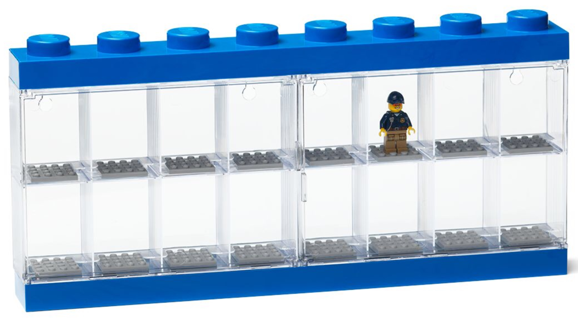 Minifigure Display Case 16 (Blue) LEGO set (#5005772-1)