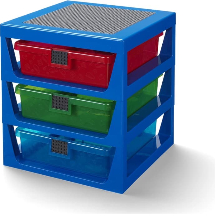 3-Drawer Storage (Blue) LEGO set (#5005875-1)