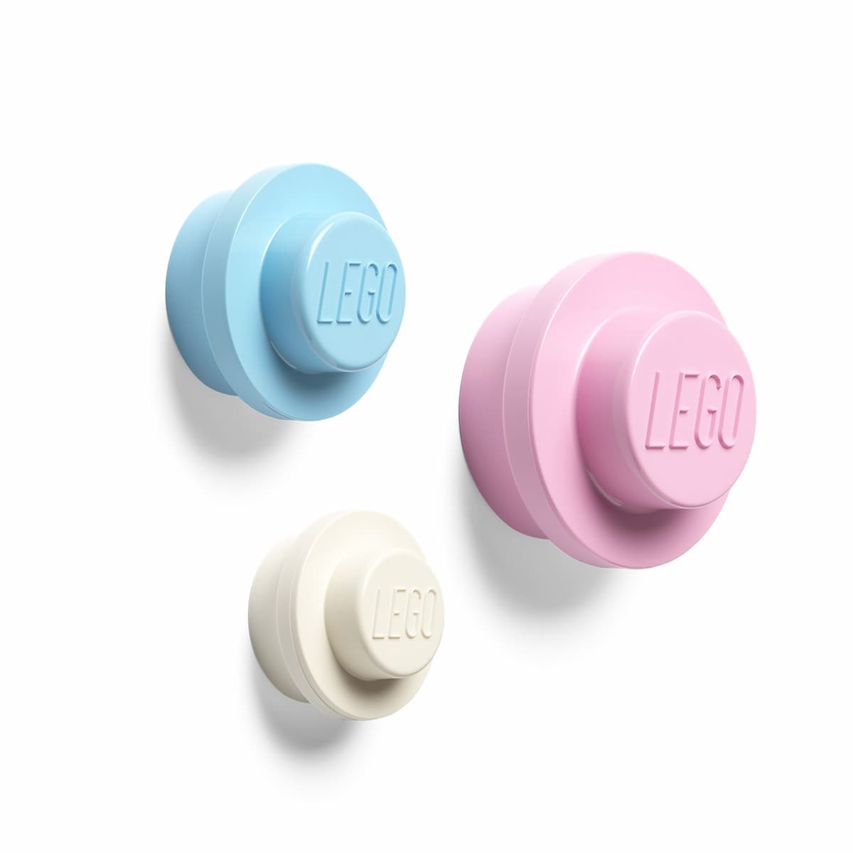 Wall Hanger Set (Pink/Light Blue/White) LEGO Houseware set (#5005894-1, 2018)