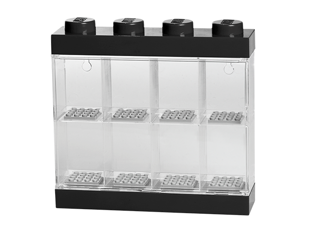 Minifigure Display Case 8 (Black) LEGO set (#5006152-1)
