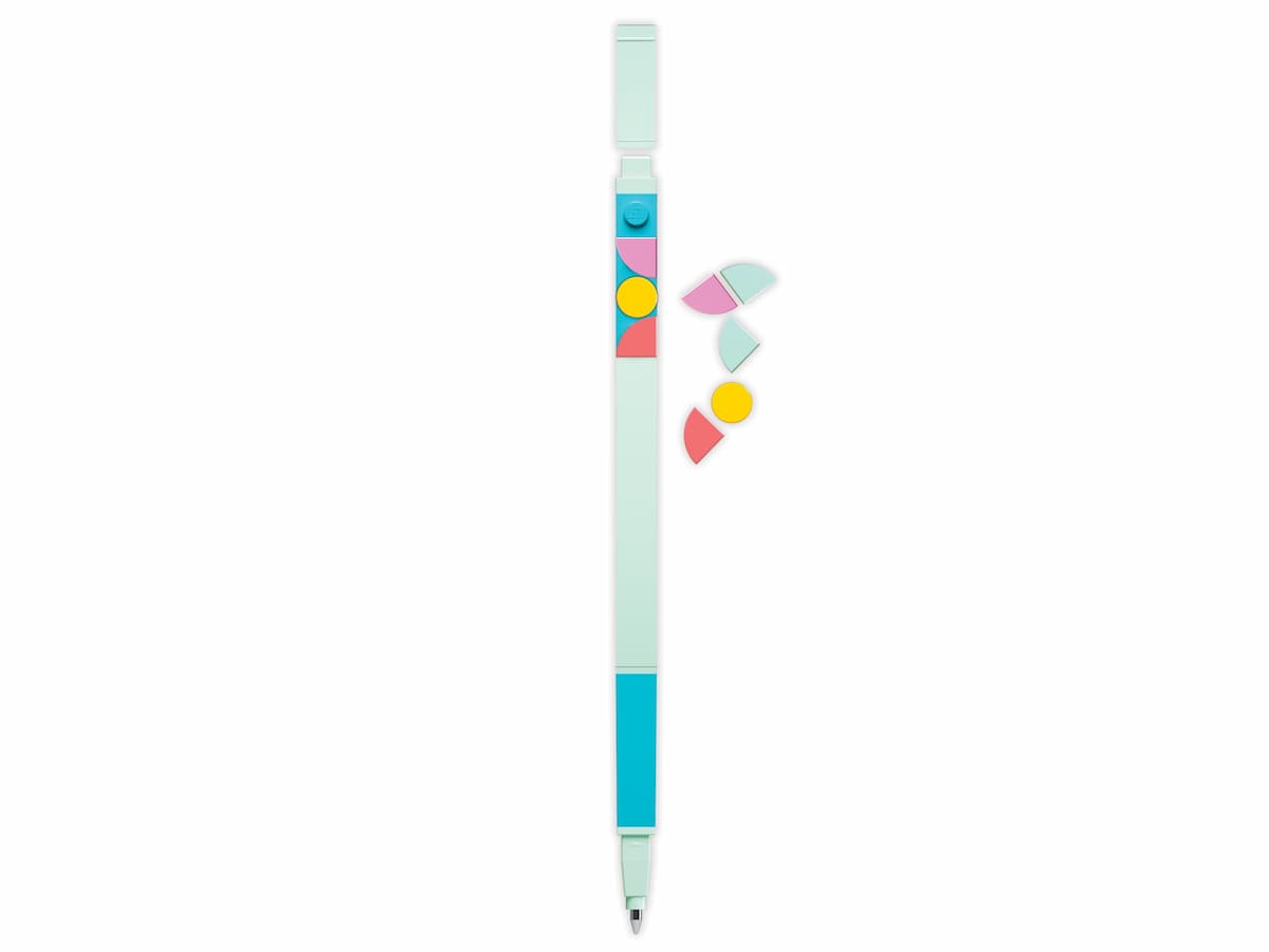 Single Gel Pen with DOTS (Medium Azure) LEGO set (#5006287-1)
