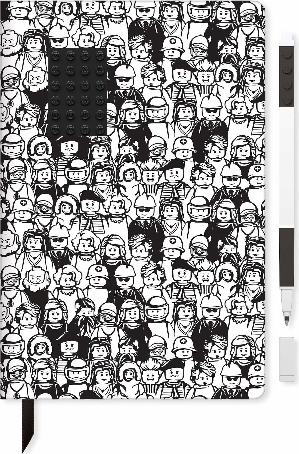 Notebook with 1 Pen: Minifigure LEGO Stationery and Office Supplies set (#5006295-1, 2021)