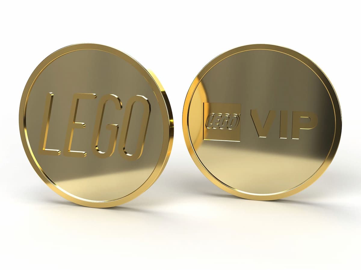 VIP Collectible Gold Coin LEGO Gear set (#5006470-1, 2021)