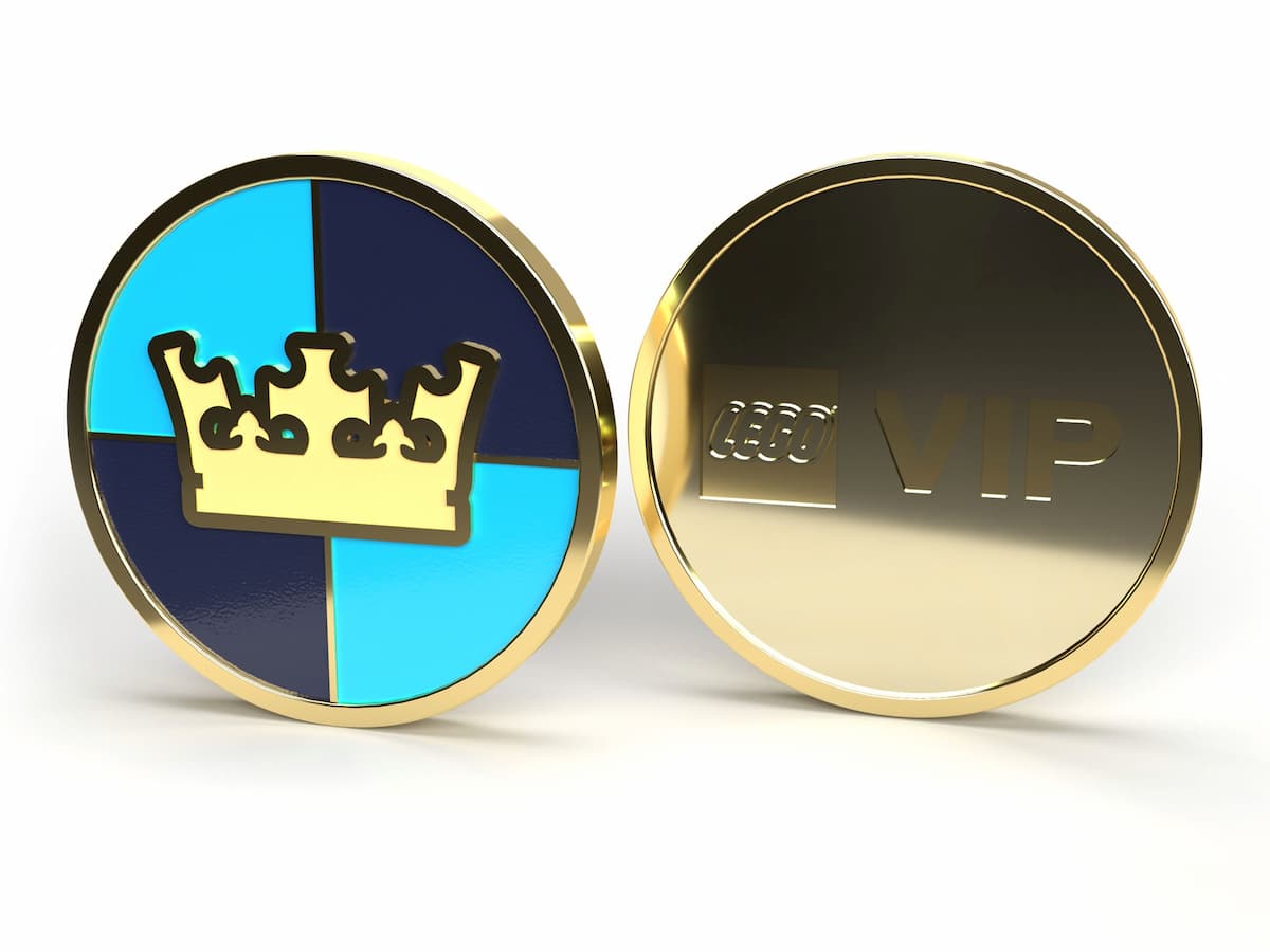 Castle Logo Collectible Coin LEGO Gear set (#5006472-1, 2021)