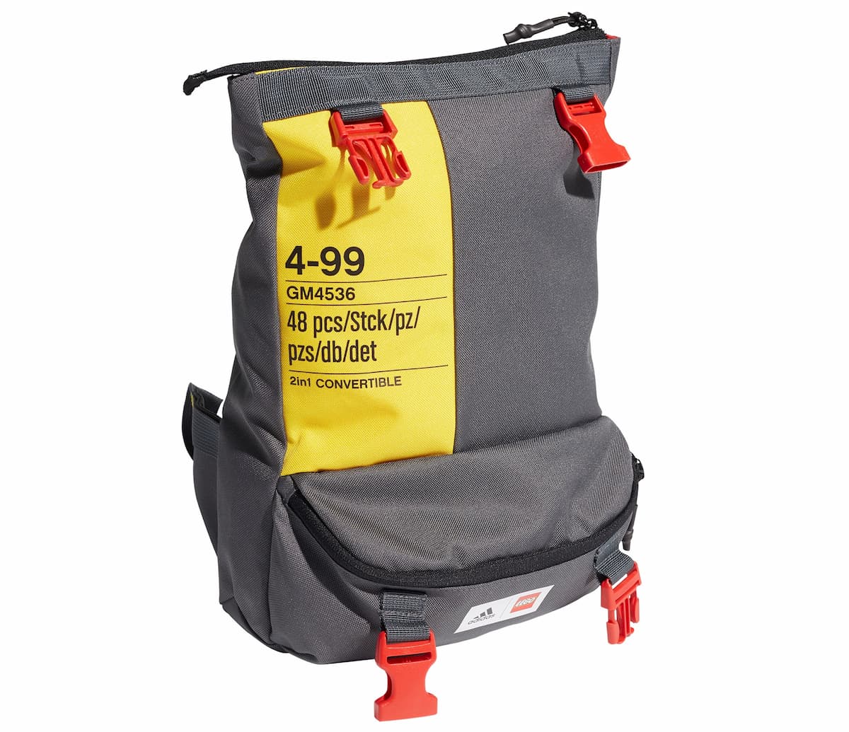 adidas x LEGO Two-in-One Convertible Bag LEGO Bags, Totes, & Luggage set (#5006637-1, 2021)