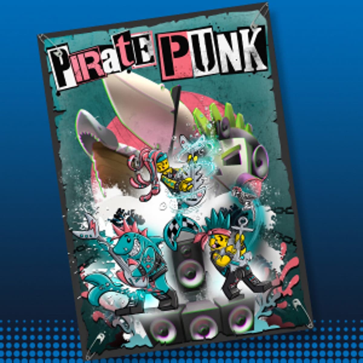 Pirate Punk Concept Art LEGO Posters and Art Prints set (#5006787-1, 2021)