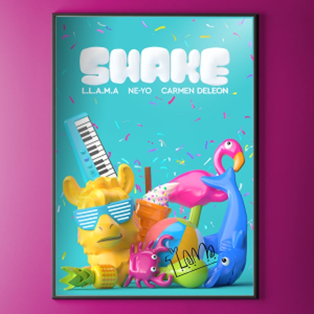 Signed L.L.A.M.A. Poster LEGO Posters and Art Prints set (#5006794-1, 2021)