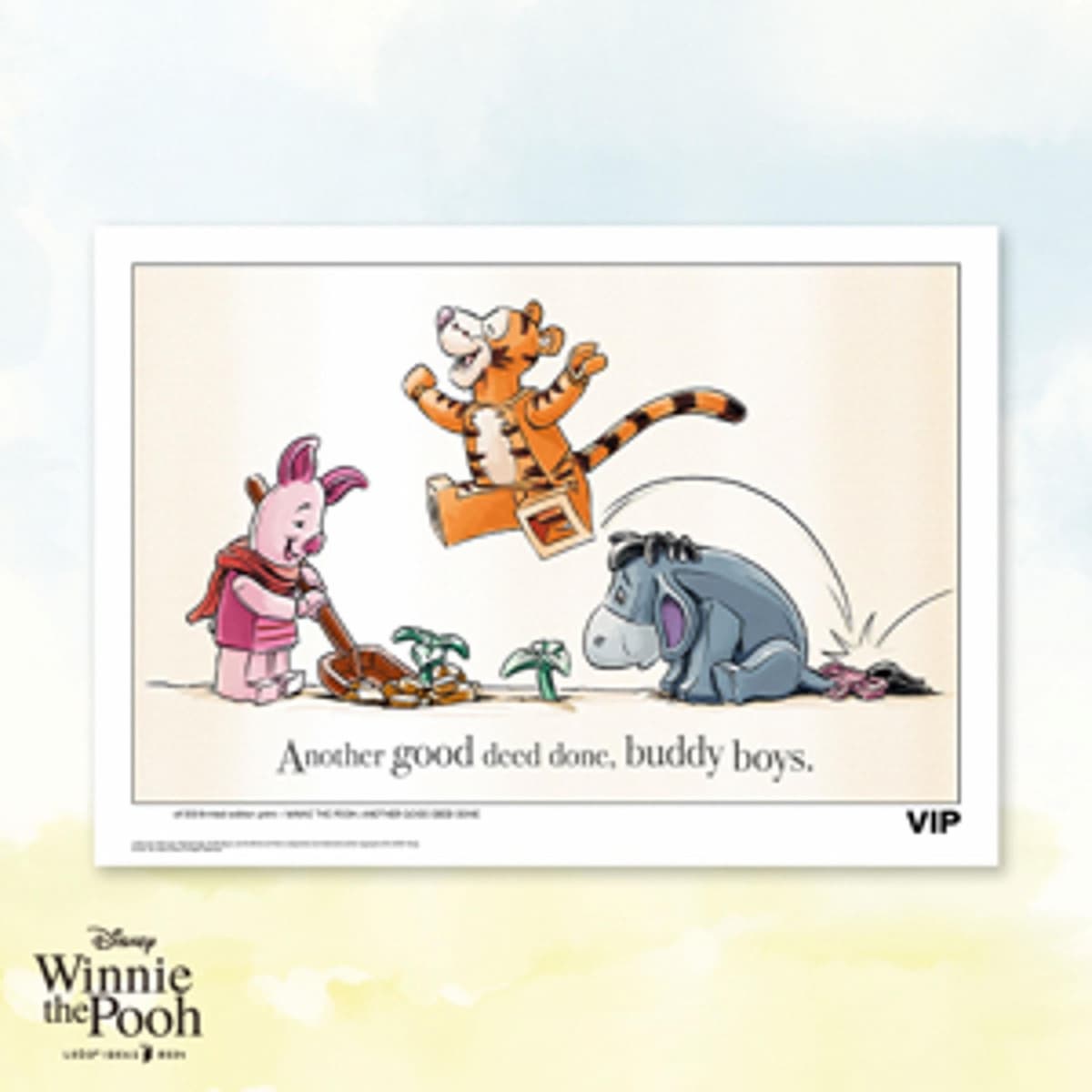Winnie the Pooh Sketch: "Buddy Boys" LEGO Posters and Art Prints set (#5006816-1, 2021)