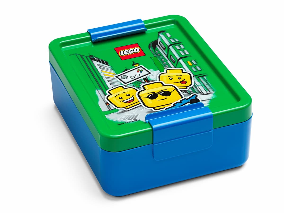 Boy Emoticon Lunch Box LEGO Houseware set (#5006959-1, 2018)