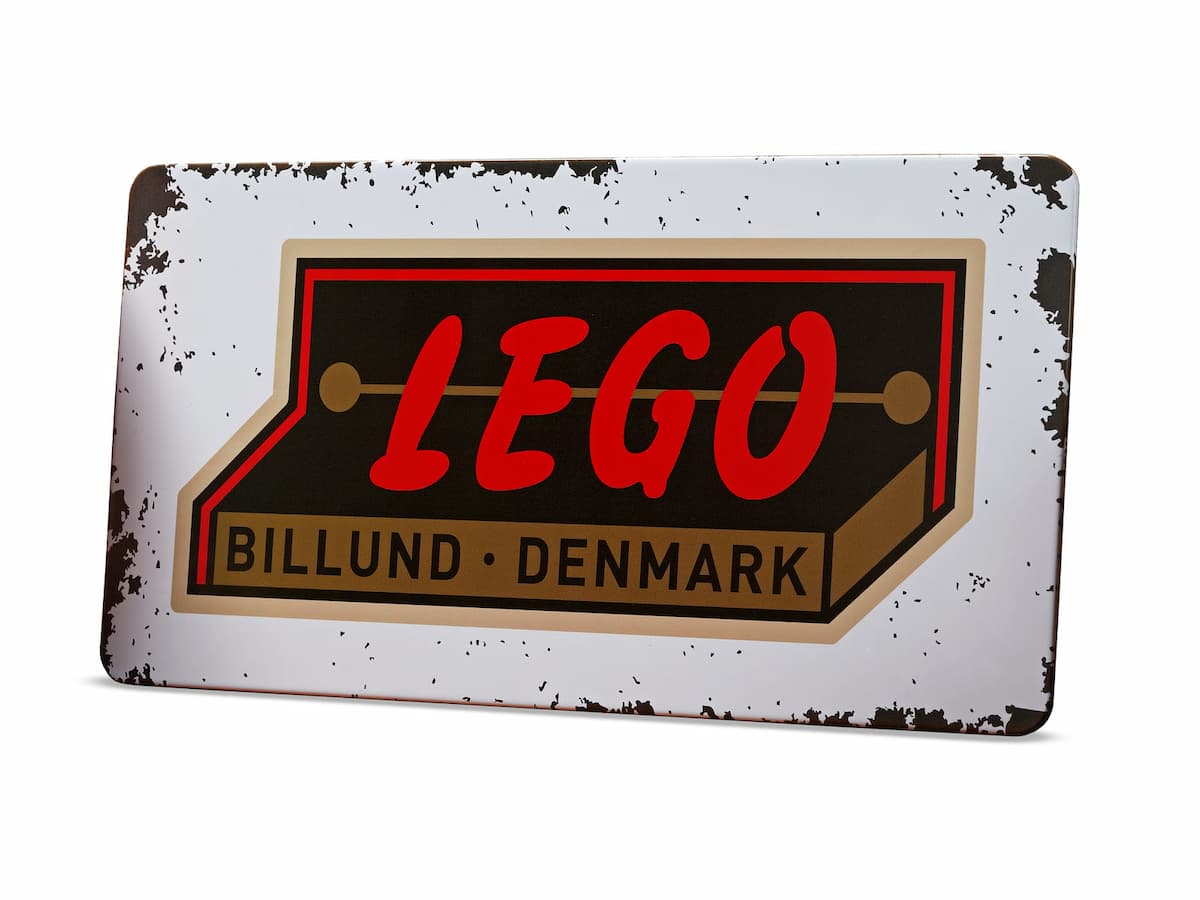 1950's Retro Tin Sign LEGO Gear set (#5007016-1, 2021)