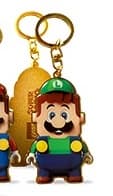 Luigi Key Chain (Gold) LEGO Key Chain set (#5007029-2, 2021)