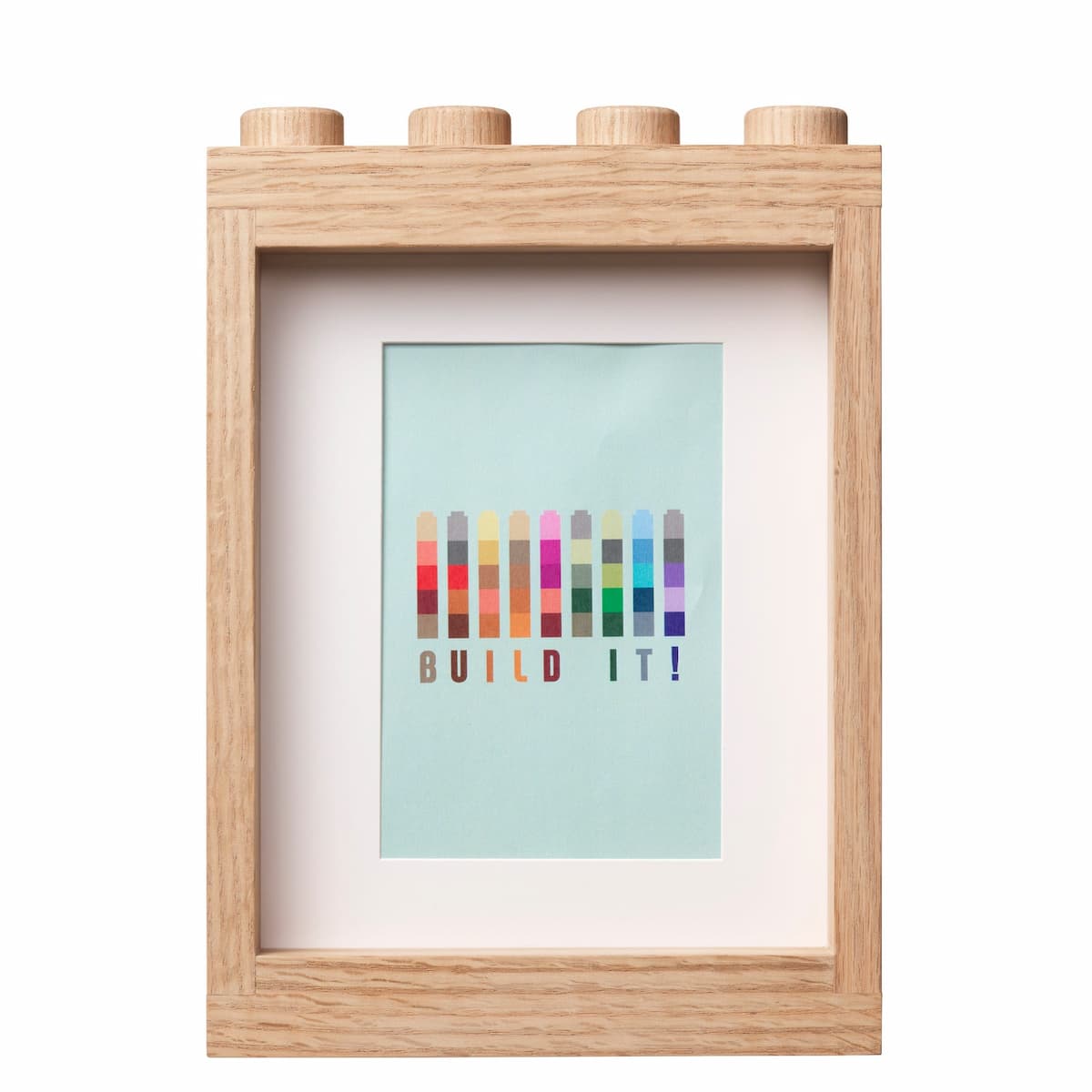 Wooden Picture Frame (Light Oak) LEGO Gear set (#5007109-1, 2021)