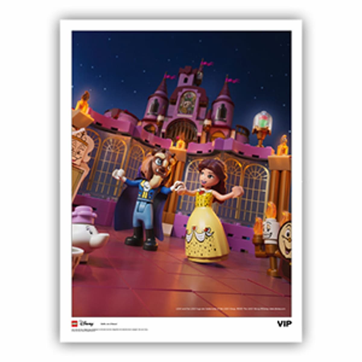 Belle & Beast Art Print LEGO Posters and Art Prints set (#5007117-1, 2021)