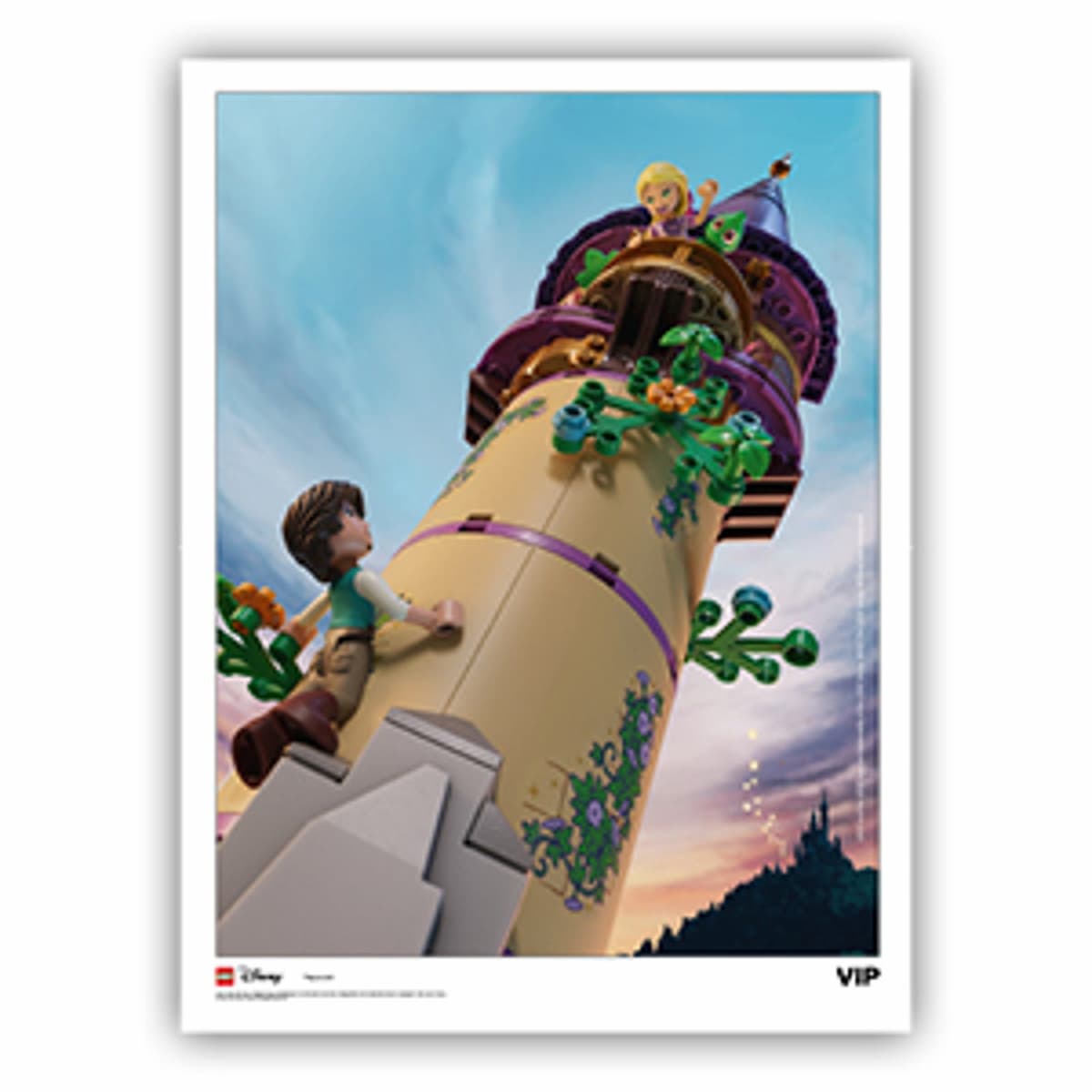 Rapunzel Art Print LEGO Posters and Art Prints set (#5007119-1, 2021)