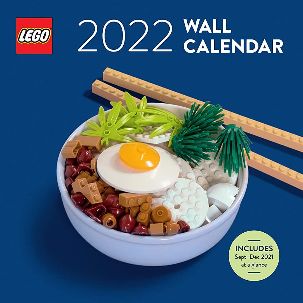 2022 Wall Calendar LEGO Stationery and Office Supplies set (#5007180-1, 2021)