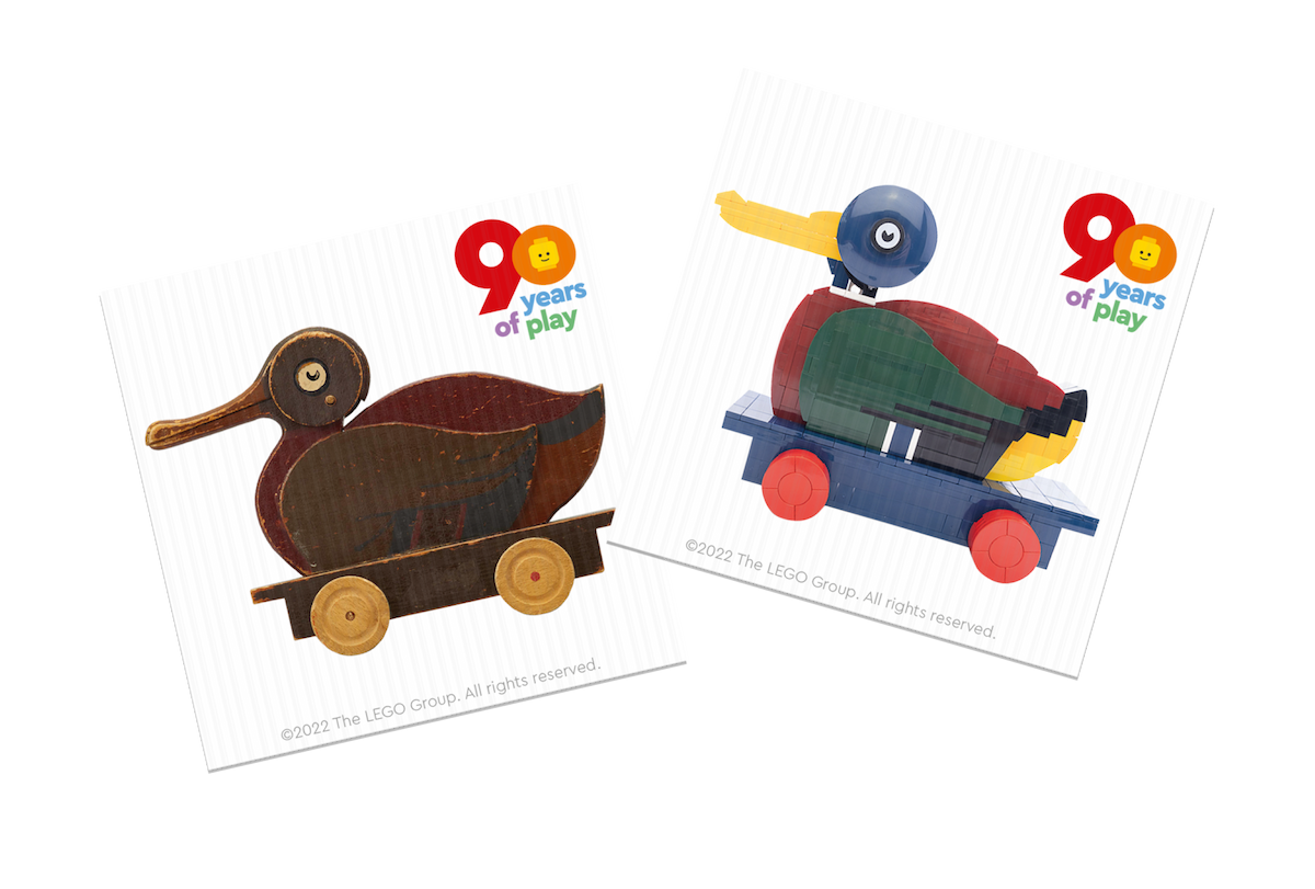 Duck Lenticular Sticker LEGO Gear set (#5007505-1, 2022)