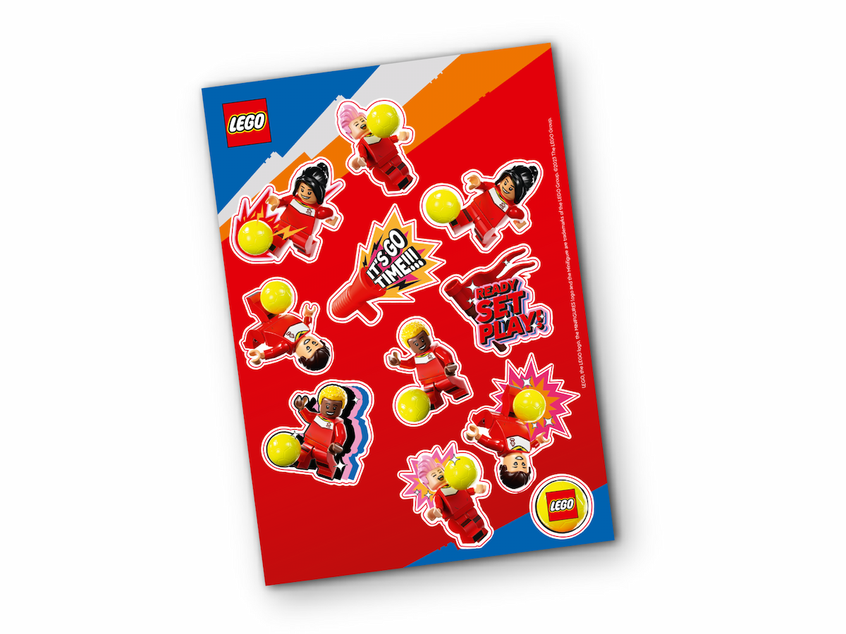 Play Unstoppable Sticker Sheet LEGO set (#5008035-1)
