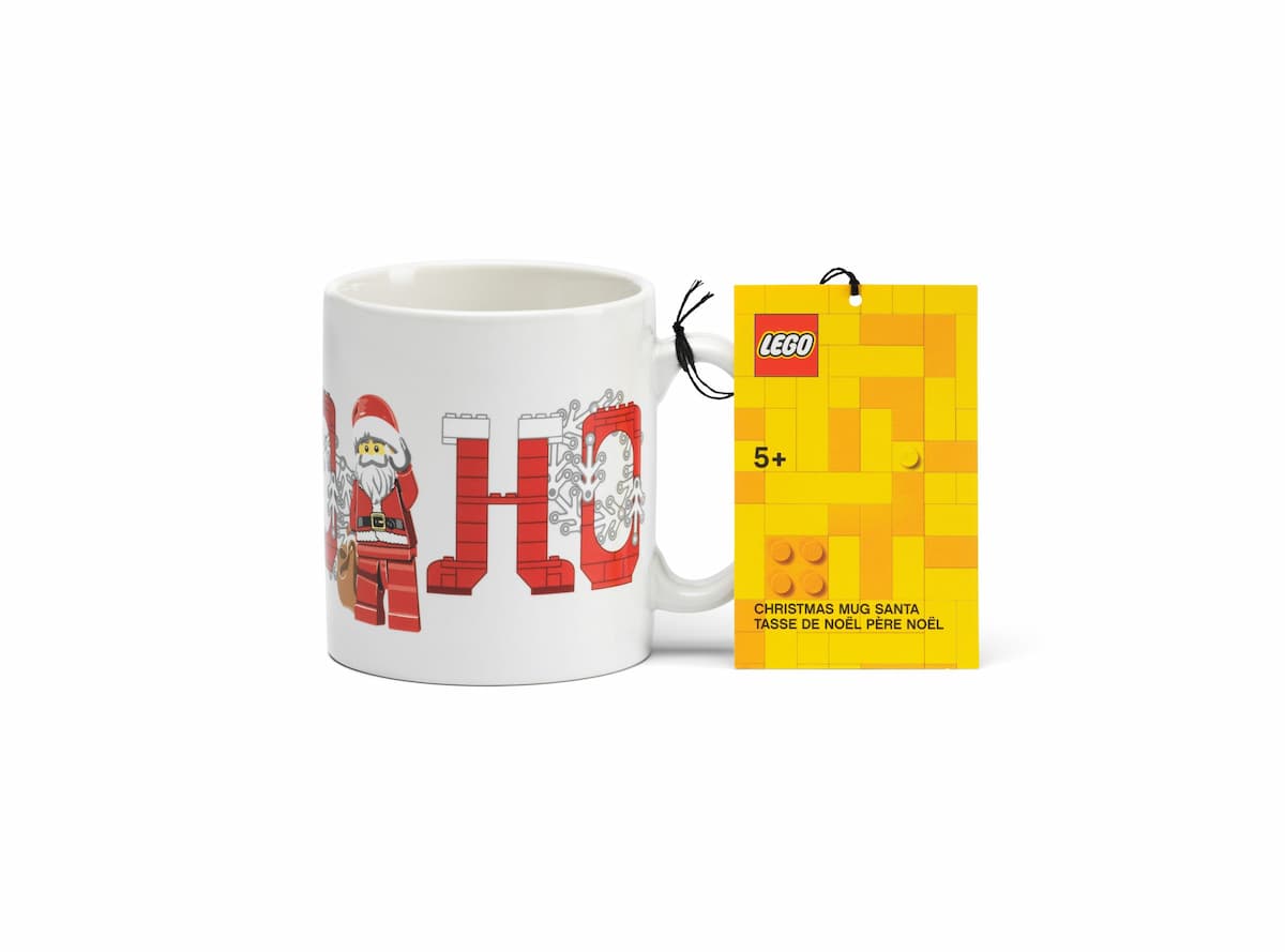 Christmas Santa Ceramic Mug LEGO Houseware set (#5008077-1, 2024)