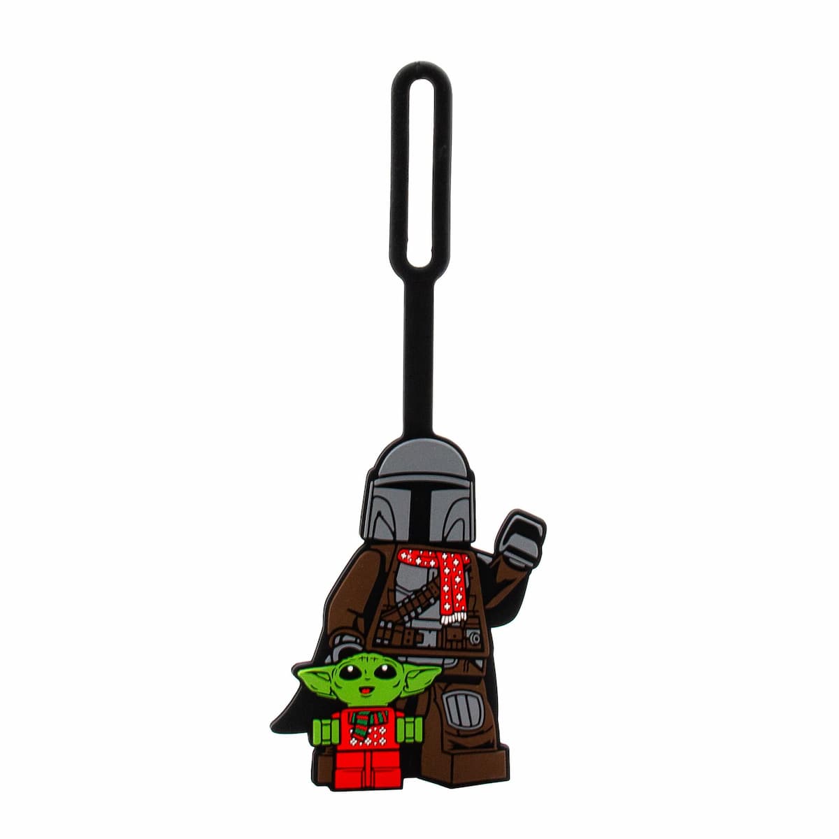 The Mandalorian with Grogu Holiday Bag Tag LEGO set (#5008114-1)