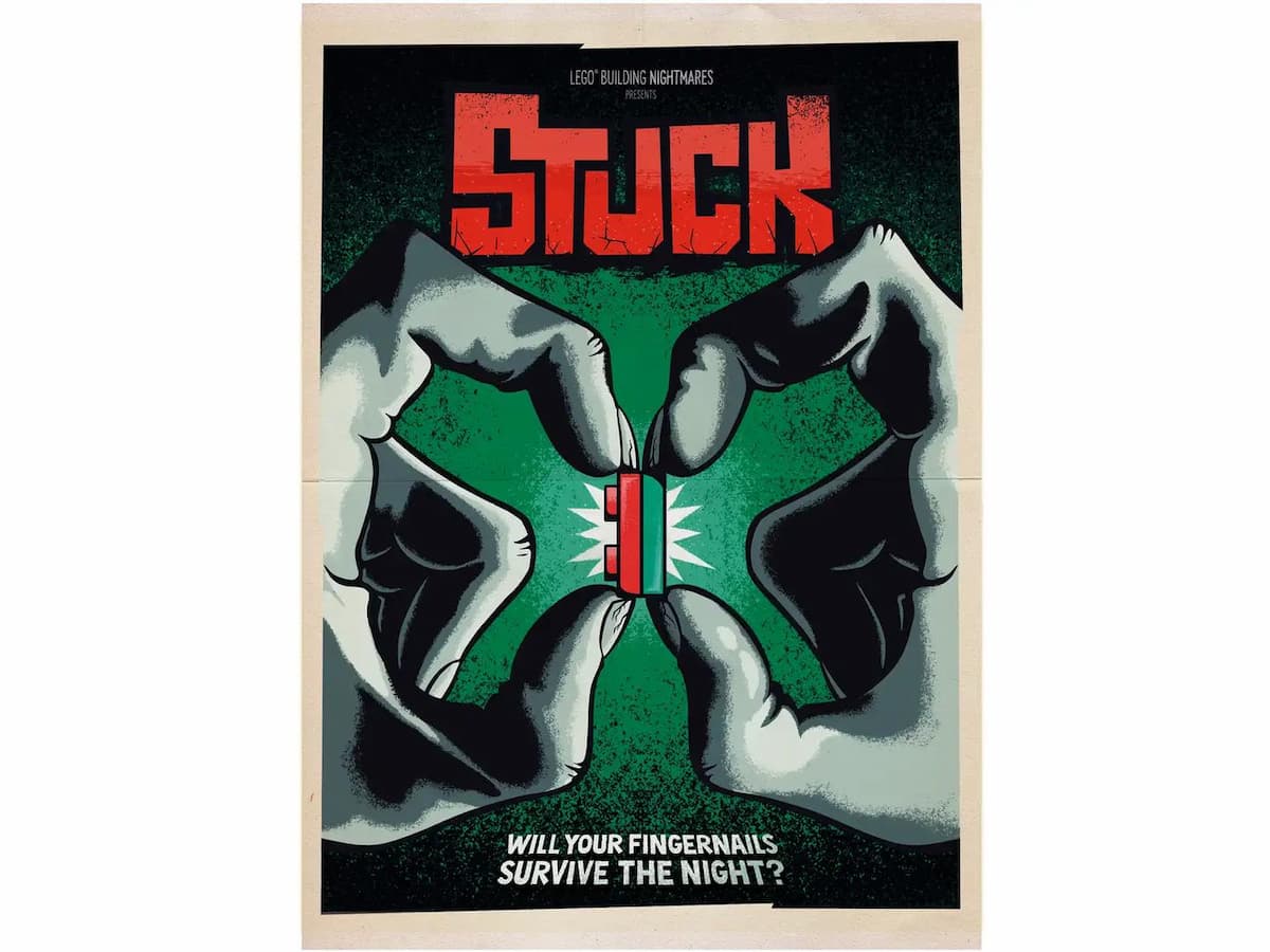 Stuck Halloween Poster LEGO Posters and Art Prints set (#5008242-1, 2023)