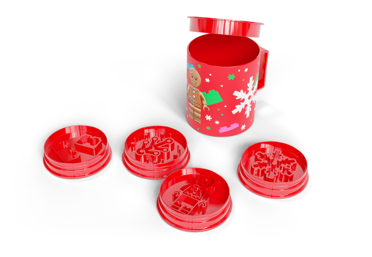 Christmas Cookie Stamps & Mug Set LEGO Seasonal set (#5008259-1, 2023)