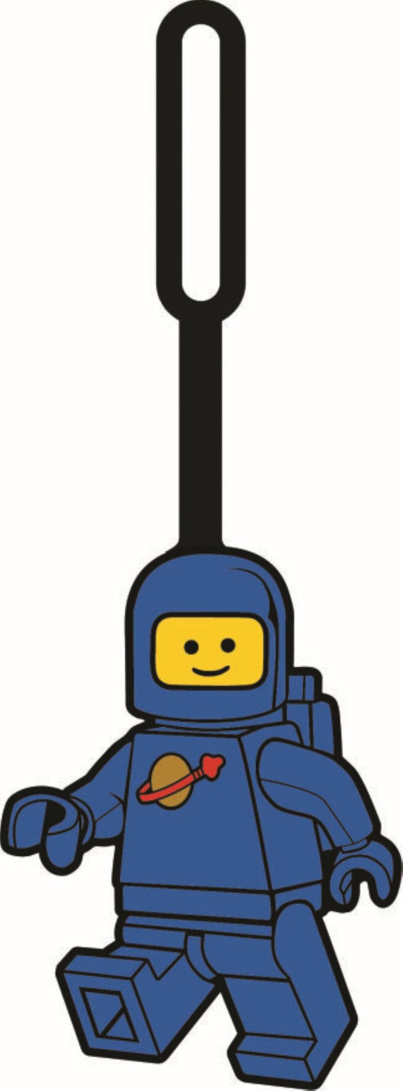 Spaceman Bag Tag Blue LEGO set (#5008987-1)