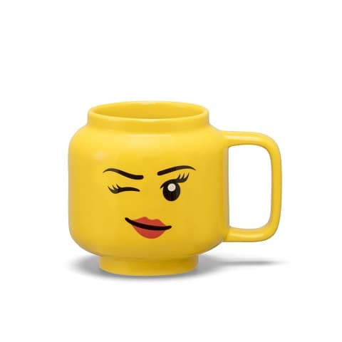 Minifigure Ceramic Mug (Girl Winking 255ml) LEGO Houseware set (#5009034-1, 2023)
