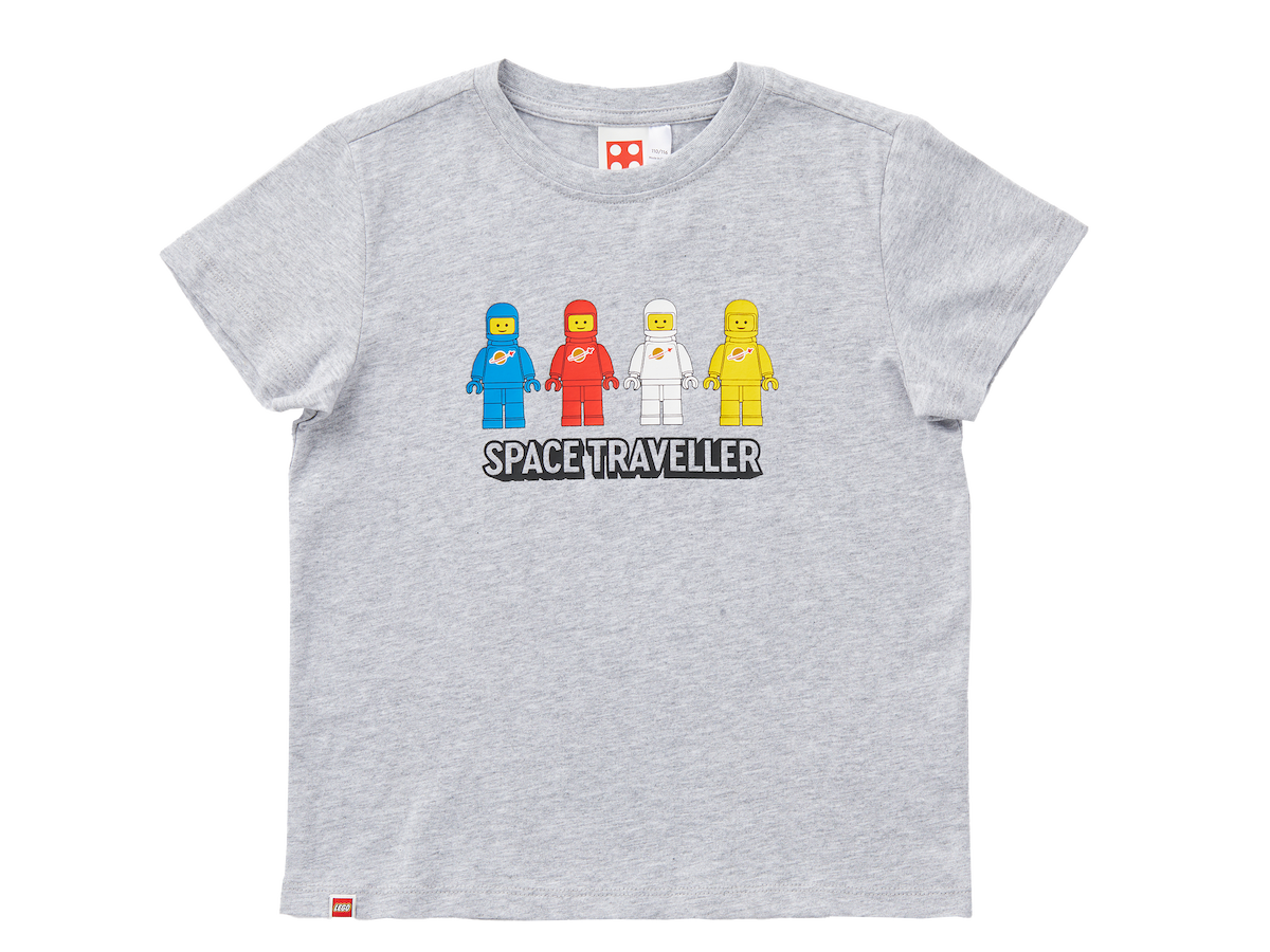 Short-Sleeve Space Traveler Kids T-Shirt – Gray Mélange LEGO Gear set (#5009115-1, 2024)
