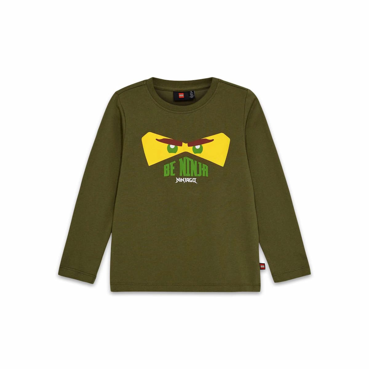 Ninjago Long-Sleeve T-Shirt – Dark Khaki LEGO Gear set (#5009122-1, 2024)