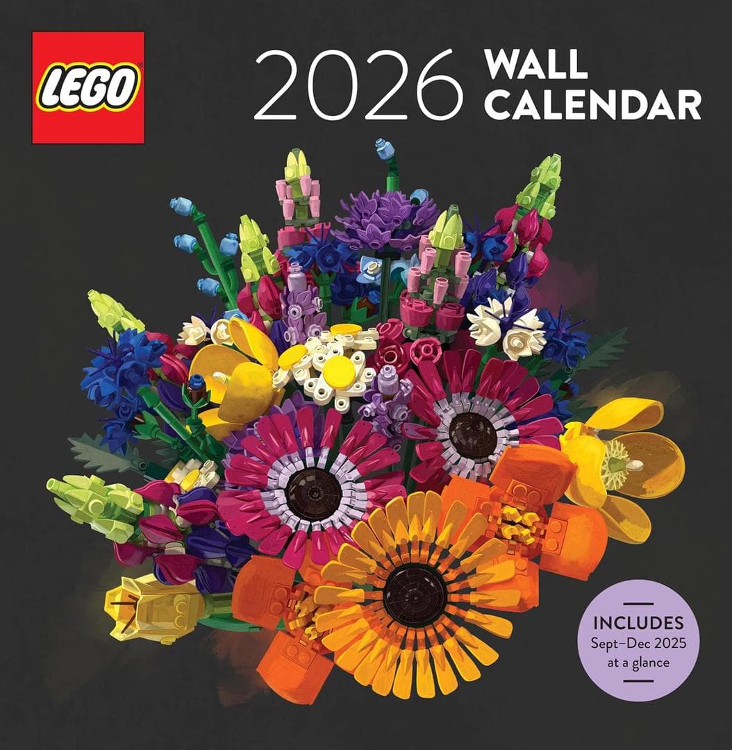 2026 Wall Calendar LEGO Stationery and Office Supplies set (#5009303-1, 2025)