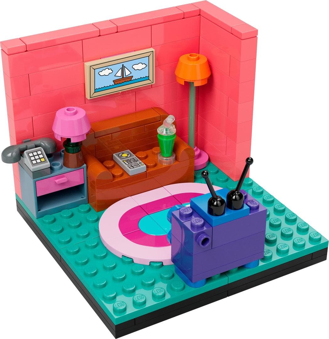 The Simpsons Living Room LEGO set (#5009325-1)