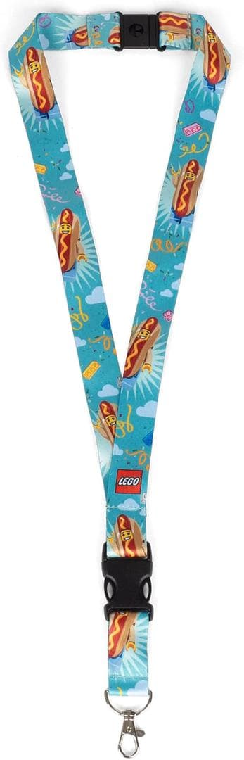 Hot Dog Guy Lanyard LEGO Gear set (#5009544-1, 2023)